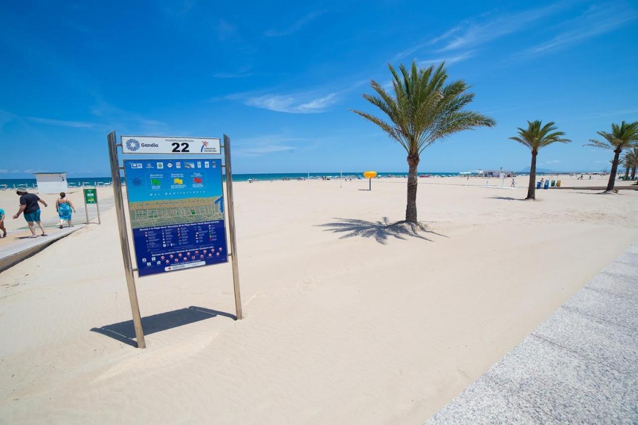 Apartament 100 M De Playa De Gandia 3 -4 Personas Parking Ascensor Extérieur photo